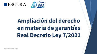 Informe d’ESCURA: Ampliació de les condicions de garantia 2022