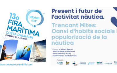Xerrada: “Canvi d’hàbits socials i popularització de la nàutica” a la Fira Marítima de la Costa Daurada